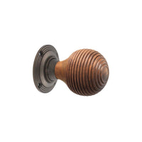 Thumbnail for Rosewood Matt Antique Beehive Door Knob Pair