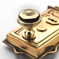 Thumbnail for Aged Brass Davenport Rim Lock Aged Brass Bloxwich Knobs