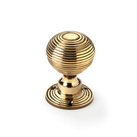 Thumbnail for Aged Brass Davenport Rim Lock Aged Brass Beehive Knobs