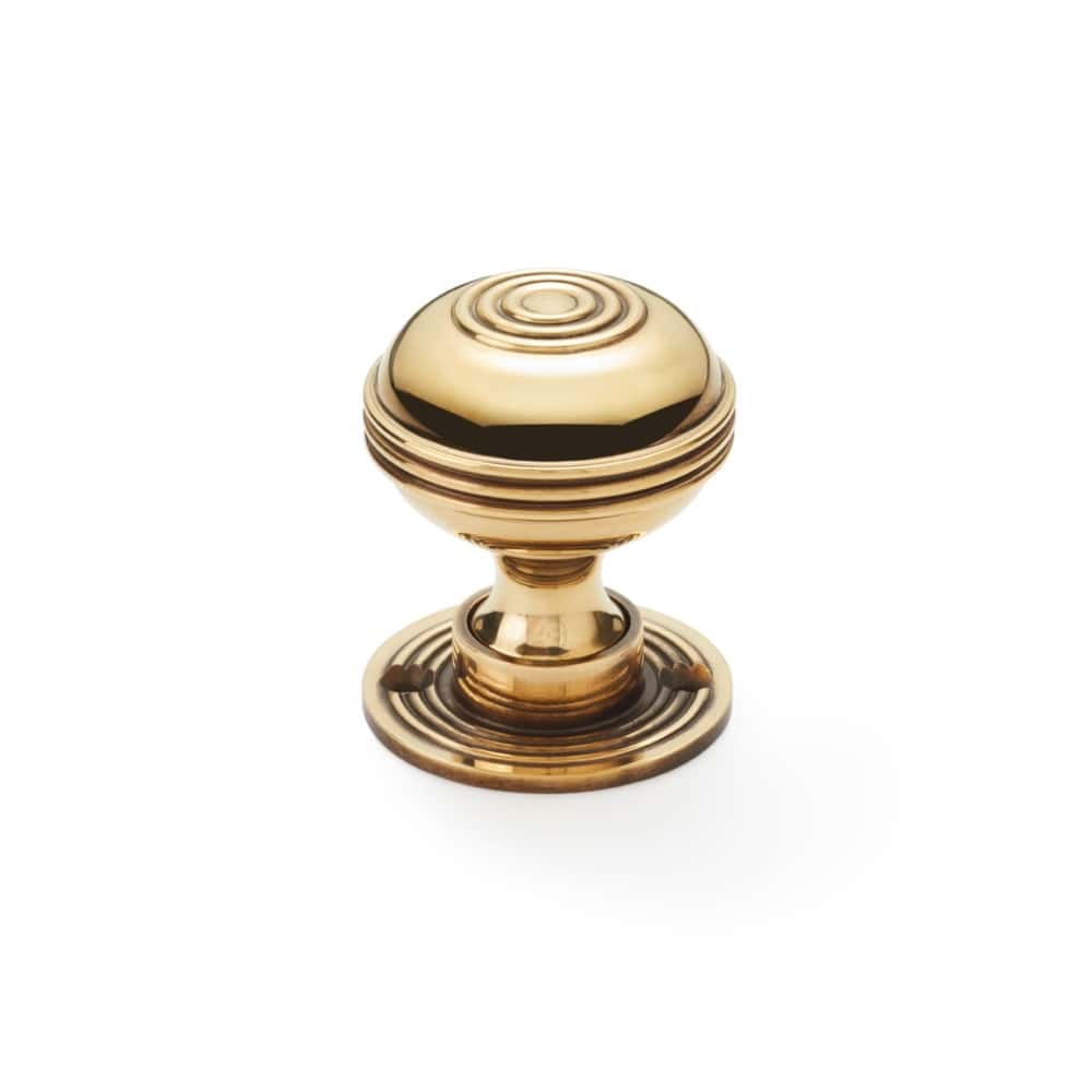 Aged Brass Davenport Rim Lock Aged Brass Bloxwich Knobs