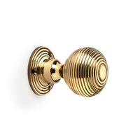 Thumbnail for Aged Brass Davenport Rim Lock Aged Brass Beehive Knobs