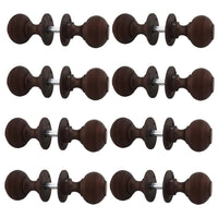 Thumbnail for 8 pairs of aged bronze beehive door knobs