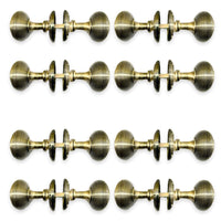 Thumbnail for 8 Pairs of Antique Brass Beehive Mortice Door Knobs