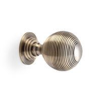 Thumbnail for 80mm Antique Brass Beehive Centre Door Knob