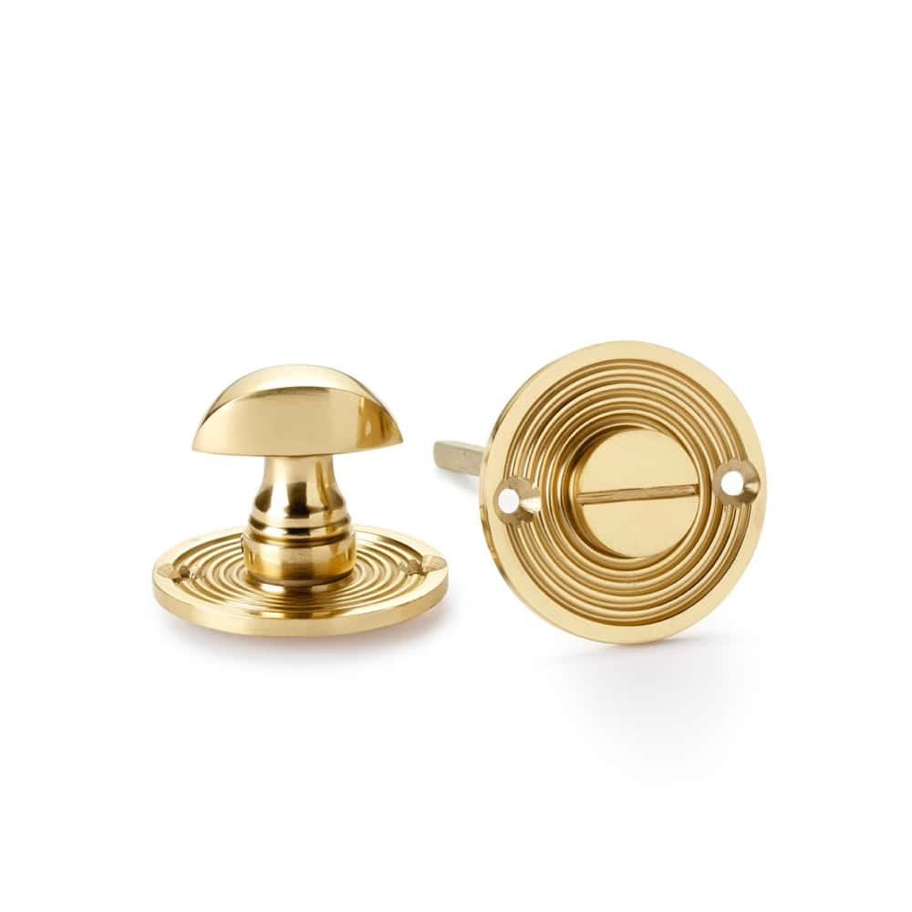 Polished Brass Beehive Thumb Turn