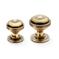 Thumbnail for Small Aged Brass Bloxwich Cupboard Knob