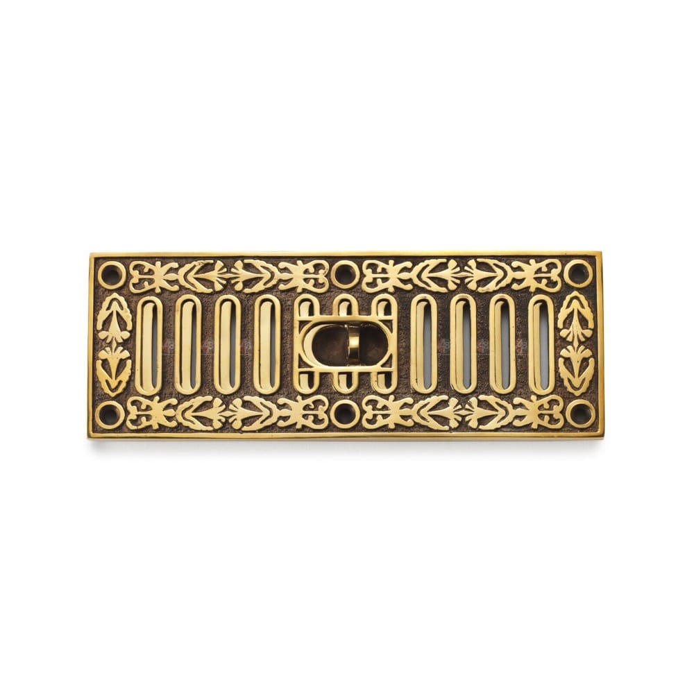 Aged Brass Rectangle Air Vent