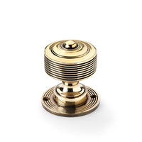 Thumbnail for Aged Brass Reeded Door Knobs