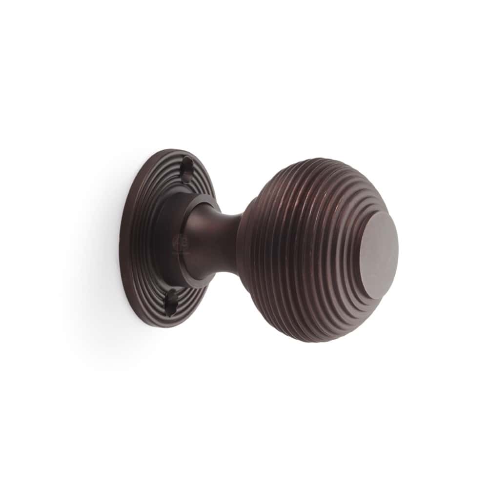 Aged Bronze Beehive Door Knobs