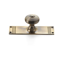 Thumbnail for Antique Brass Beehive Door Knobs On Backplate