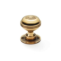 Thumbnail for Antique Brass Flanged Rim Lock Aged Brass Bloxwich Door Knobs