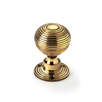 Thumbnail for Black Brass Flanged Rim Lock Hollow Aged Brass Beehive Door Knobs