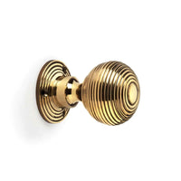 Thumbnail for Black Brass Flanged Rim Lock Hollow Aged Brass Beehive Door Knobs