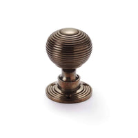 Thumbnail for Black Brass Flanged Rim Lock Hollow Antique Beehive Door Knobs