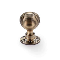 Thumbnail for Black Brass Rim Latch Lock Hollow Antique Brass Beehive Door Knobs