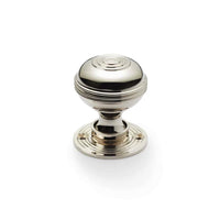 Thumbnail for Black Brass Rim Latch Lock Polished Nickel Bloxwich Door Knobs