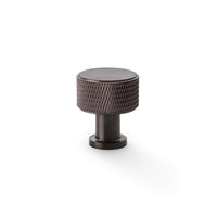 Thumbnail for Small Dark Bronze Knurled Cupboard Knob