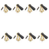 Thumbnail for Pack of 8 Ebonised Aged Brass Beehive Escutcheons