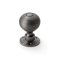 Thumbnail for Pewter Cast Iron Cromwell Rim Lock Hollow Pewter Beehive Door Knobs