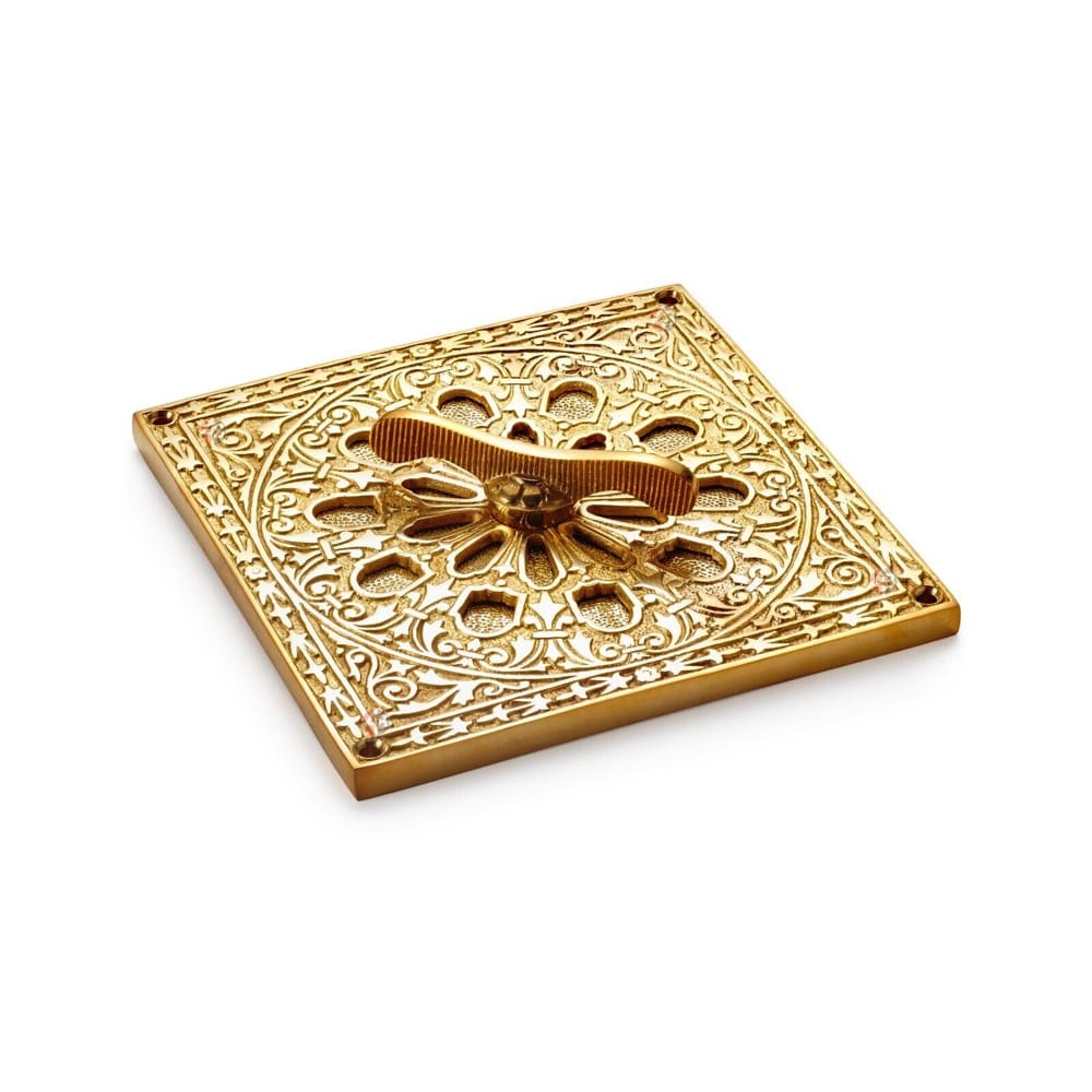 Polished Brass Square Air Vent