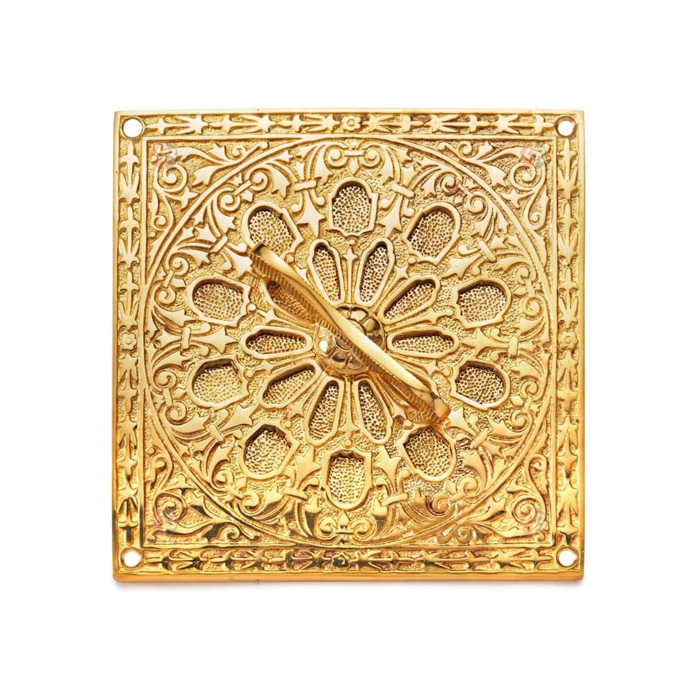 Polished Brass Square Air Vent