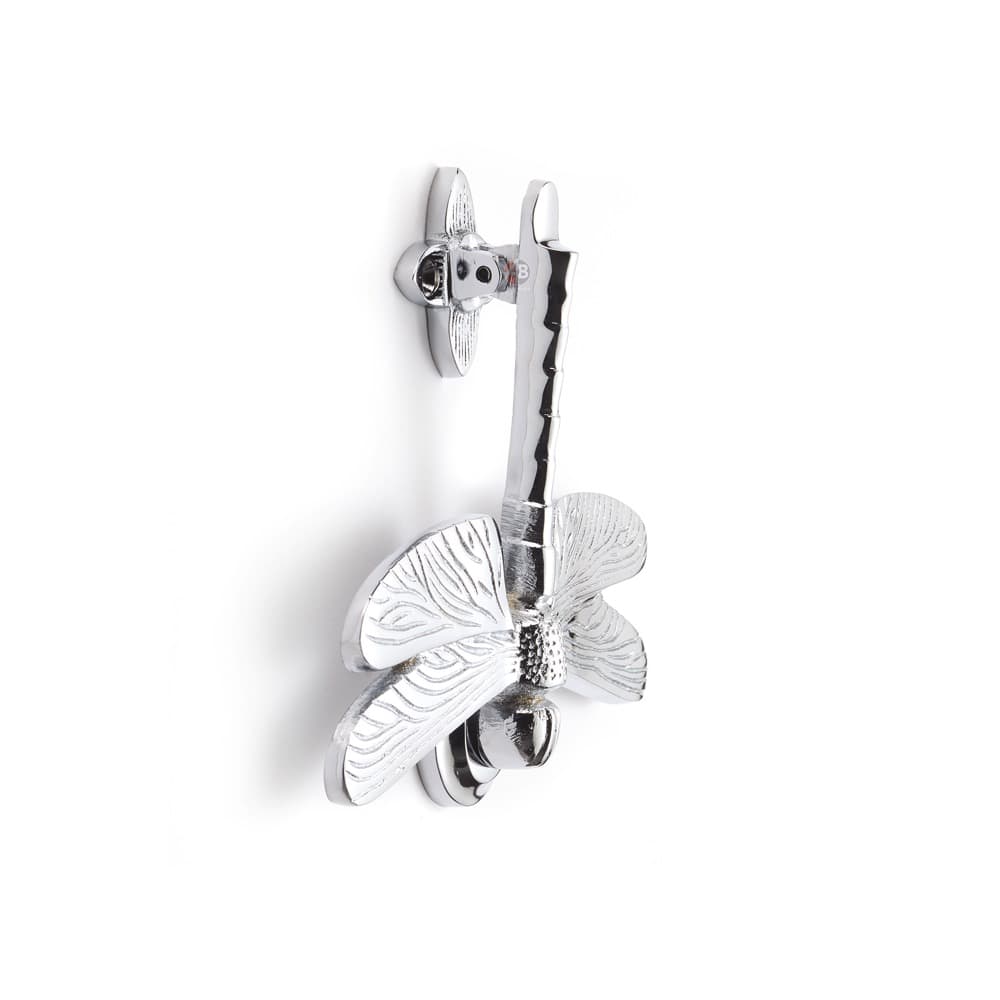 Polished Chrome Dragonfly Door Knocker