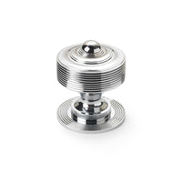 Thumbnail for Polished Chrome Reeded Centre Door Knob