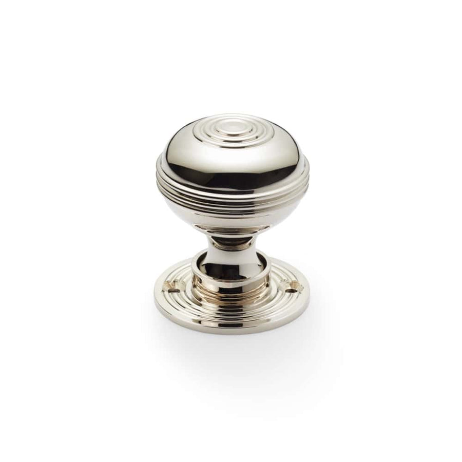 10 Pairs Of Polished Nickel Bloxwich Door Knobs