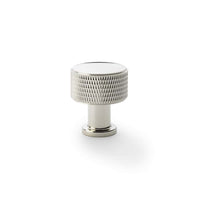 Thumbnail for Small Polished Nickel Knurled Cupboard Knob