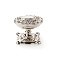 Thumbnail for Polished Nickel Ornate Floral Door Knobs