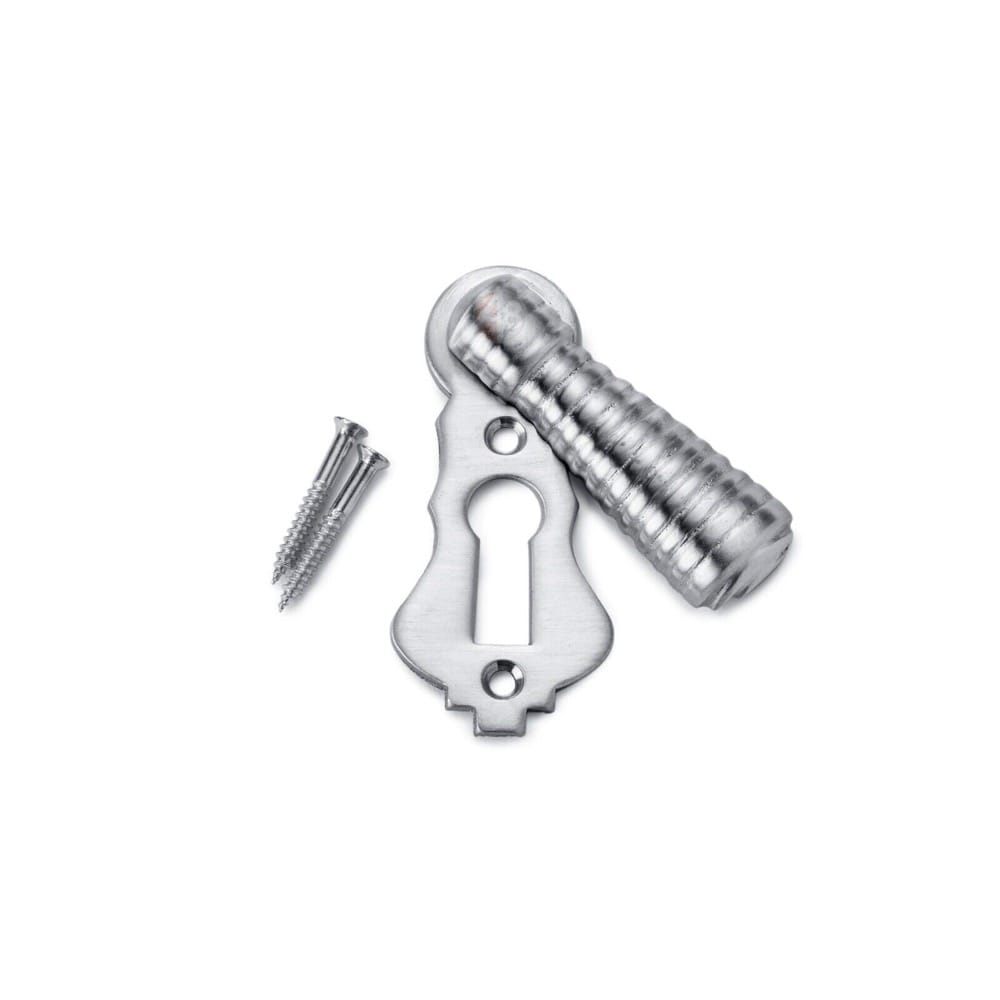 Satin Chrome Beehive Escutcheon