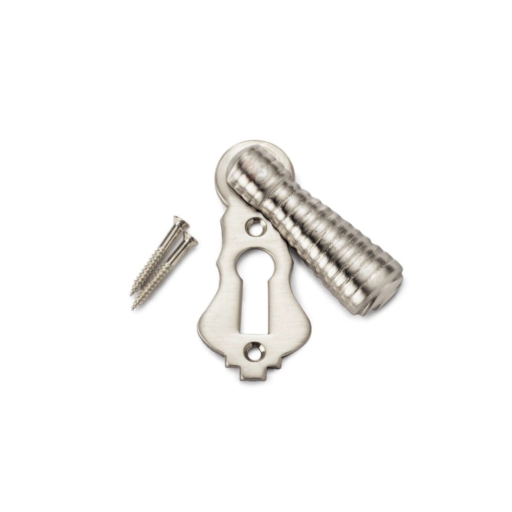 Satin Nickel Beehive Escutcheon