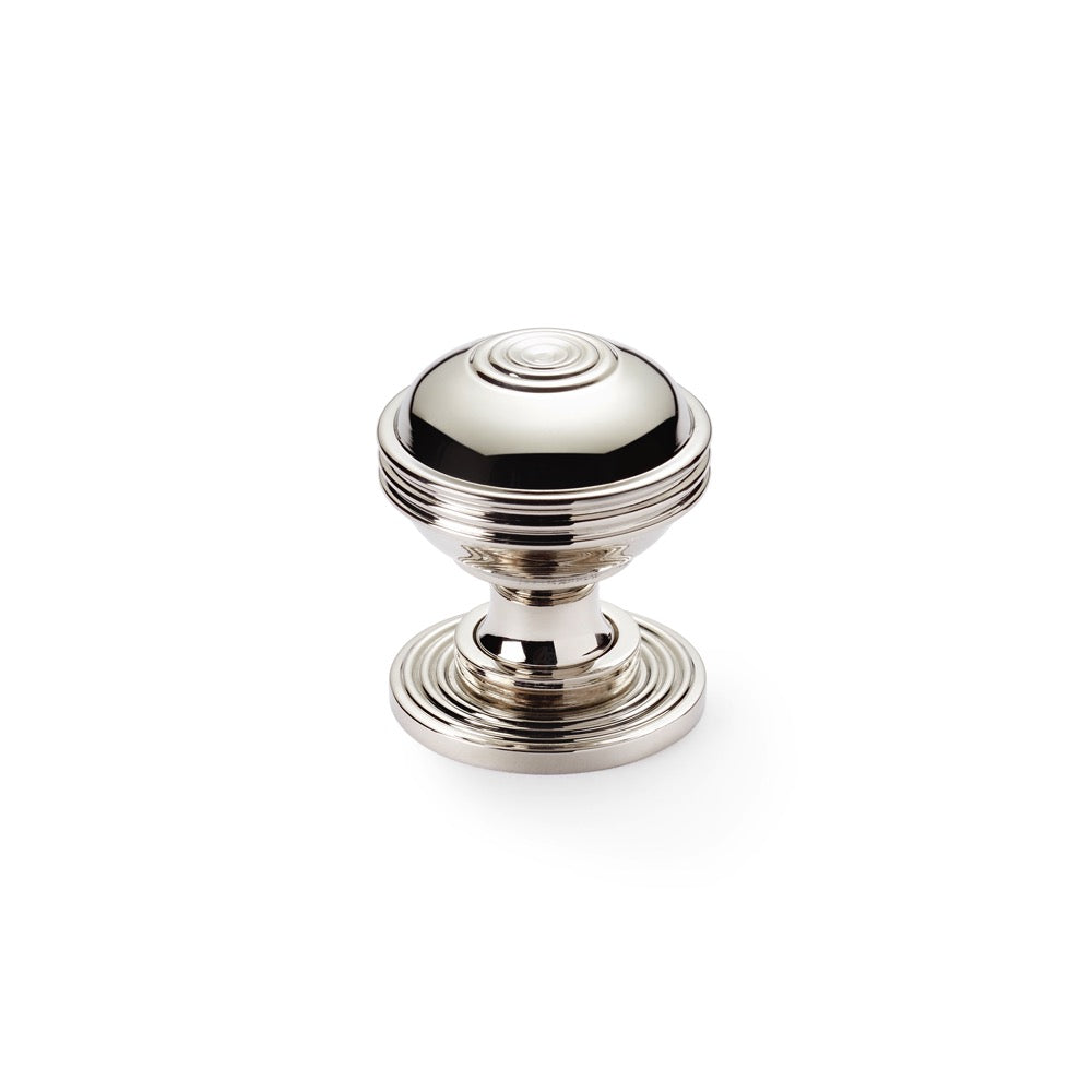 Small Polished Nickel Bloxwich Cupboard Knob