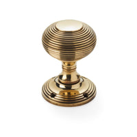 Thumbnail for Aged Brass Beehive Mortice Door Knobs