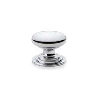 Thumbnail for Polished Chrome Cupboard Knob On Rose