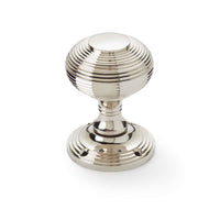 Thumbnail for Polished Nickel Beehive Mortice Door Knobs