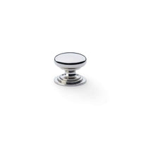 Thumbnail for Polished Nickel Cupboard Knob On Rose