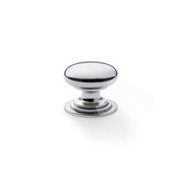 Thumbnail for Polished Nickel Cupboard Knob On Rose