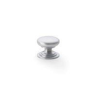 Thumbnail for Satin Chrome Cupboard Knob On Rose