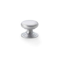 Thumbnail for Satin Chrome Cupboard Knob On Rose